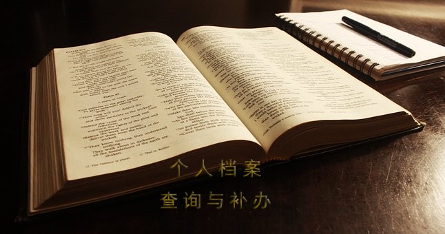 汉中市个人档案查询方法