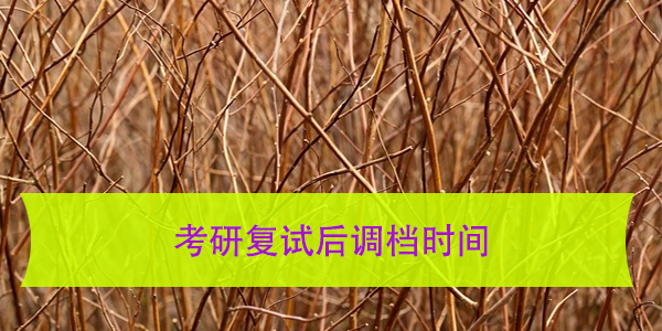 考研复试后调档时间，你了解吗？