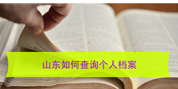 山东如何查询个人档案，遇到问题怎么办？