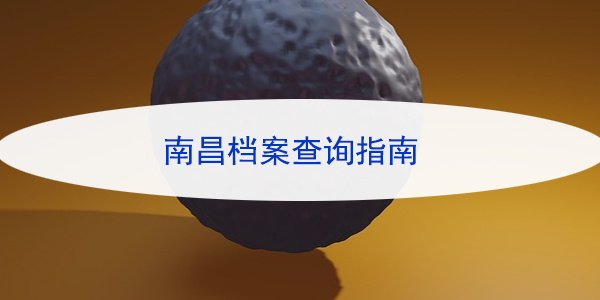 南昌档案查询指南，档案管理不再难
