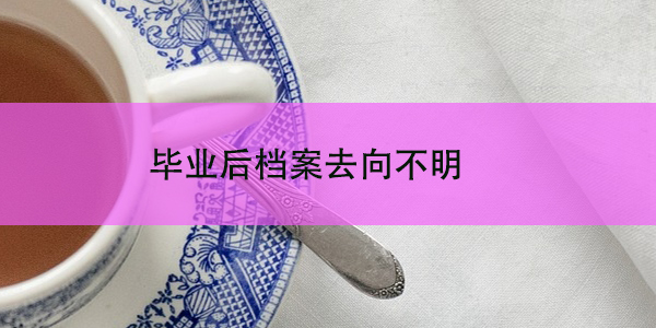人才中心未查询到档案，档案丢失了吗？