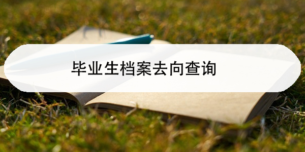 毕业生档案去向查询，查不到怎么办？